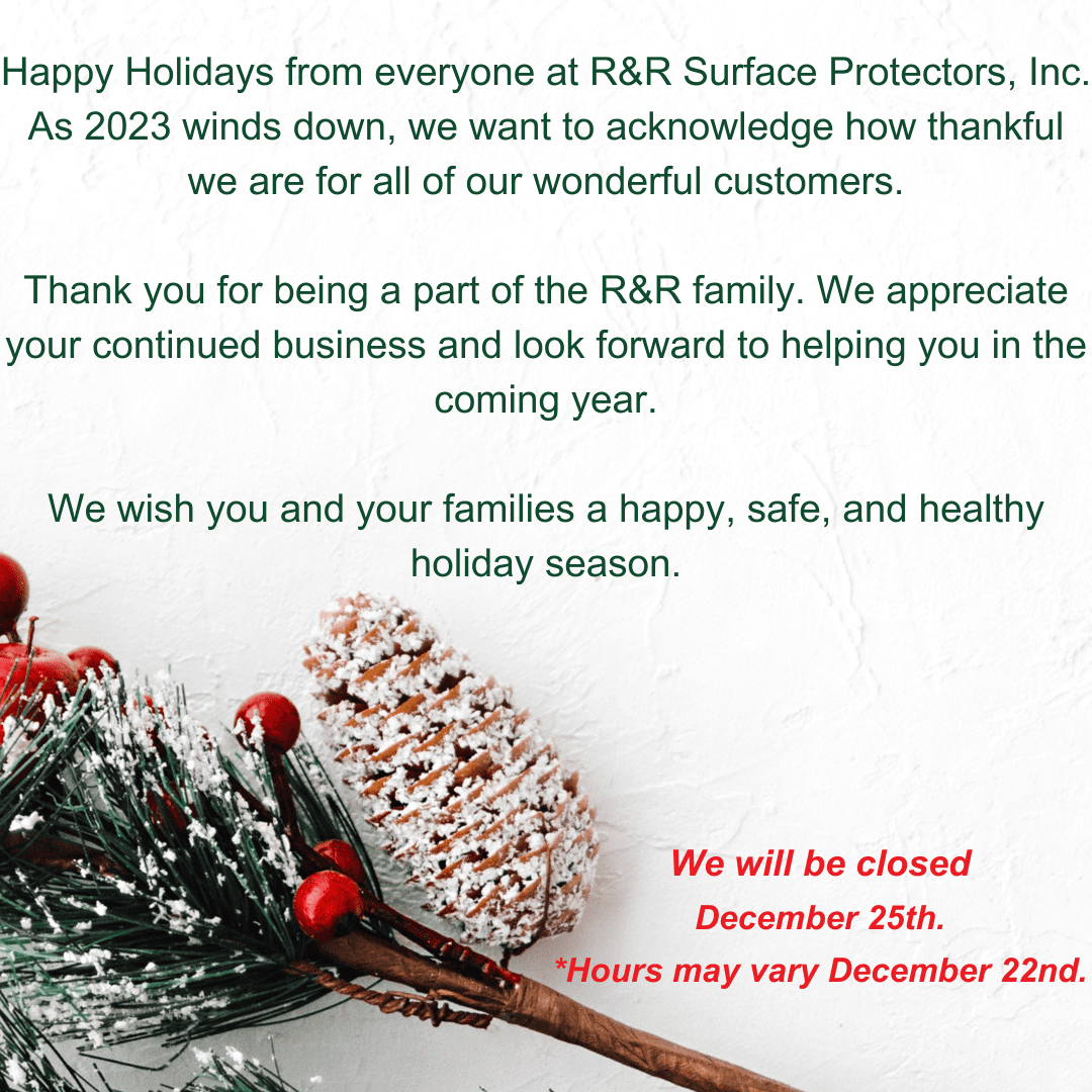 Happy Holidays from everyone at R&R!